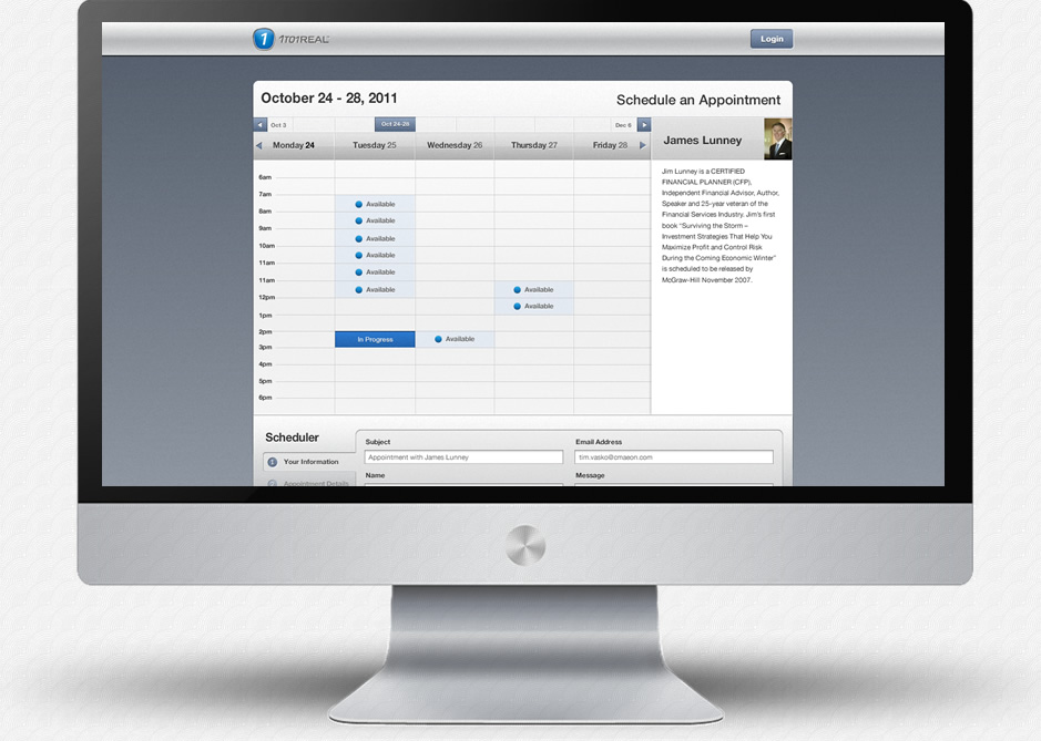 1to1Real Application: Online Scheduler