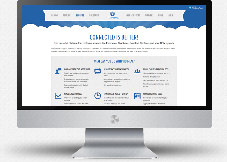 1to1Real Website: Benefits