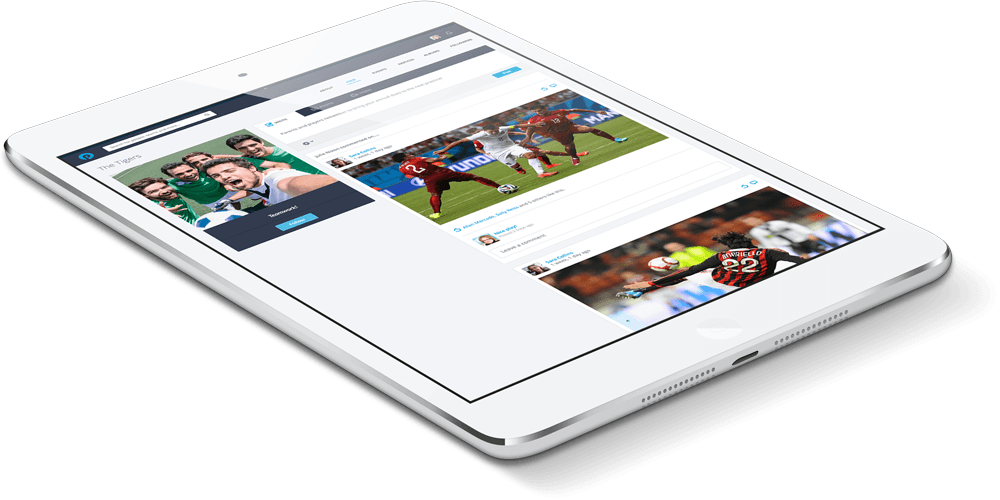 PlayyOn App Tablet (responsive)