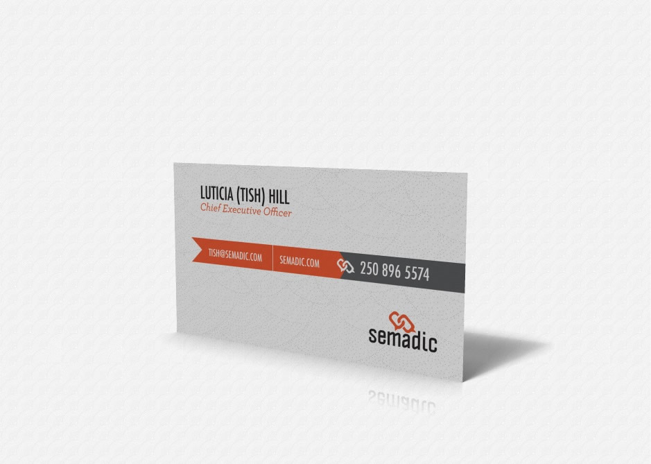 Semadic Business Card: Front