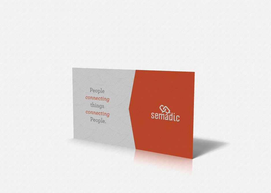 Semadic Business Card: Back